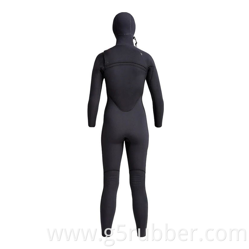 Women S 5mm Front Zip Hooded Full Wetsuit